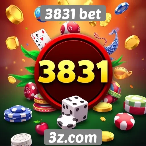 Diversidade de jogos oferecidos pela plataforma 3831 bet