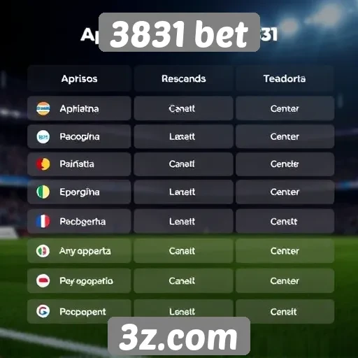 Métodos de pagamento aceitos no 3831 bet